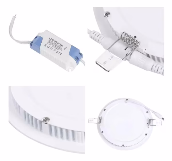 Plafón Embutido LED 18W – Redondo - Back