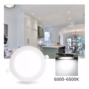 Plafón Embutido LED 18W – Redondo - Temperatura